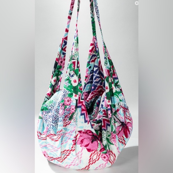 Floral Mixed Print Multi-Color Boho Bag - Picture 1 of 5